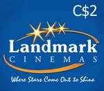 Landmark Cinemas C$2 Gift Card CA