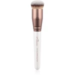 Luvia Cosmetics Prime Vegan Blurring Buffer štetec na make-up a púder 115 (Pearl White / Metallic Coffee Brown) 1 ks