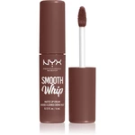 NYX Professional Makeup Smooth Whip Matte Lip Cream sametová rtěnka s vyhlazujícím efektem odstín 17 Thread Count 4 ml