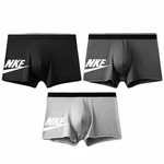 3/Pcs Men Underwear Flat Pants Dry And Comfortable Men's Underpants Large Size Boxers Breathable Non Marking Panties