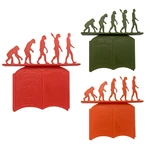 Creative Bookmarks Unique Markers Artwork Book Markers Aesthetic Bookmarks Human Evolution Bookmark Solid Color Gorilla Bookmark