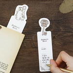 30pcs/pack Vintage Book Mark Stationery Reminder Messgae Label Page Holder For School And Office Supply