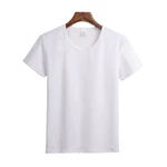 Sublimation Blank White T-Shirts for Man Women Kids Casual Short Sleeve Summer Tops Tee Shirts