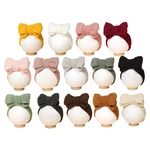 Fashionable Double Layered Bow Sheepskin Hairband for Children Stylish & Comfortable Headwear Children Hair Band Gift QX2D