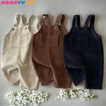 Newborn Clothes Boy's Corduroy Jumpsuit 2023 Autumn Winter Jumpsuits Baby kids clothes Girl's romper Casual Bib Pants Overalls