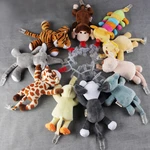 Baby Cute Cartoon Pacifier Chain Clips Newborn Plush Animal Toys Soother Nipples Holder baby accessories (not include Pacifier)