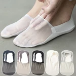 3Pair/Lot Men Boat Socks Fashion Breathable Silicone Non-slip Mesh Low Cut Ankle Sock Slippers Invisible Ice Skil Invisible Sox