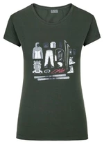 Women's T-shirt with short sleeves Kilpi TORNES-W Dark Green
