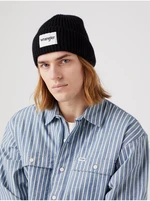 Black Mens Ribbed Winter Beanie Wrangler - Mens