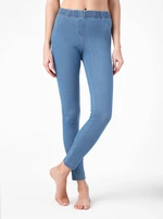 Conte Woman's Leggings Blue-Denim