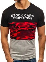 Stylish men's T-shirt SS288 - black,