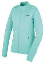 Women's sweatshirt HUSKY Tarp zipper L turquoise