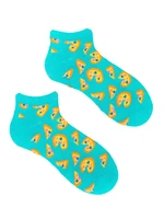 Yoclub Unisex's Ankle Funny Cotton Socks Patterns Colours SKS-0086U-B300