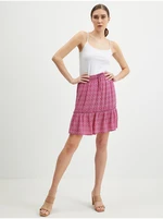 Orsay Dark pink Ladies Patterned Skirt - Women