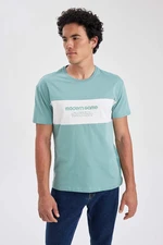 DEFACTO Regular Fit Crew Neck Printed T-Shirt