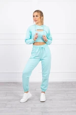 3-piece cotton mint set