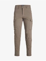 Brown Boys' Pants with Jack & Jones Stace Tucker Pockets - Boys