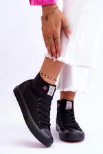 Women's Classic High Sneakers Cross Jeans LL2R4088C black