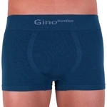 Men's boxers Gino seamless bamboo petrol