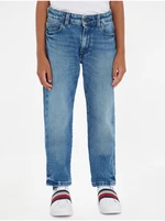 Blue Boys Straight Fit Jeans Tommy Hilfiger - Boys