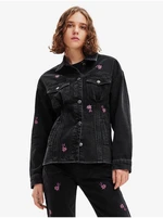 Black Denim Jacket Desigual Arkansas - Women