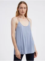 Light blue women's tank top CAMAIEU - Womens