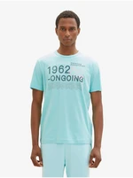 Turquoise Men's T-Shirt Tom Tailor - Men