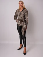 AX Paris Woman's Shirt TA566 Stone