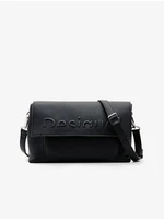 Black Womens Crossbody Handbag Desigual Half Logo Venecia 2.0 - Women