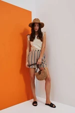 WOMAN SHORTS L-SH-4015 LBEIGE