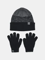 Under Armour Beanie & Glove Combo-BLK - Boys