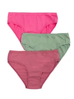 Women's cotton panties, set of 3.