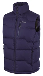 HUSKY Deep M dark blue men's zip-up vest