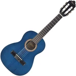 Valencia VC201 1/4 Transparent Blue Guitarra clásica