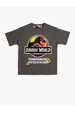 Koton Jurassic World T-Shirt Licensed Short Sleeve Crew Neck Cotton.