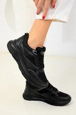 Soho Black-Black Women's Sneakers 18593
