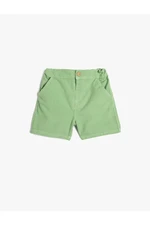 Koton The Shorts Waist Elasticated Basic. Cotton With Pocket.