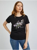 Orsay Černé dámské tričko - Dámské