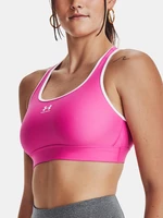 Ružová športová podprsenka Under Armour UA HG Armour Mid Padless