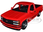 1993 Chevrolet 454 SS Pickup Truck Red 1/24 Diecast Model Car by Maisto