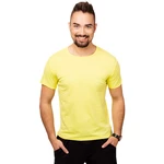 Man T-shirt GLANO - yellow
