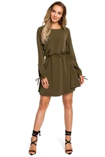 Made Of Emotion Woman's Dress M426 Khaki