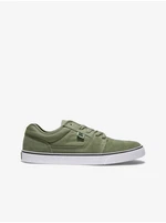 Green Mens Suede Sneakers DC Tonik - Men