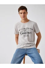 Koton College Slim Fit College Print T-Shirt