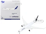 Airbus A350-900 Commercial Aircraft "Lufthansa - D-AIXP" White with Dark Blue Tail 1/400 Diecast Model Airplane by GeminiJets