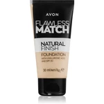 Avon Flawless Match Natural Finish hydratační make-up SPF 20 odstín 125G Warm Ivory 30 ml