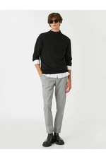 Koton Basic Woven Trousers with Waist Tie