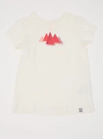 White girl's T-shirt with hannah pontel print