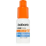 Babaria Sun Face hydratační sérum s vysokou UV ochranou SPF 50+ 30 ml