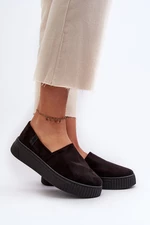 Women's sneakers on the Memory Foam System Black platform